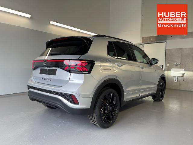 Volkswagen / T-Cross / Silber / / / 150PS DSG GV5+Navi+IQ.Light+AHK+Black+Cam+Keyless+Side+Climatronic