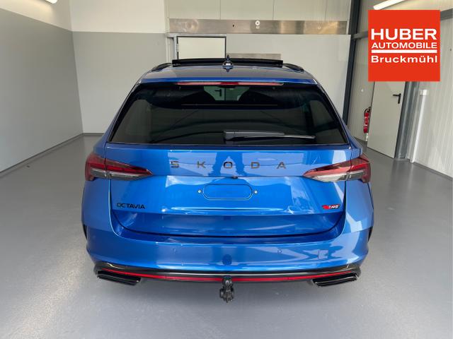 Skoda / Octavia Combi / Blau / / / 265PS DSG HUD+Pano+360&deg;+DCC+AHK+CANTON+Matrix+Alu19+eHeck+GV4