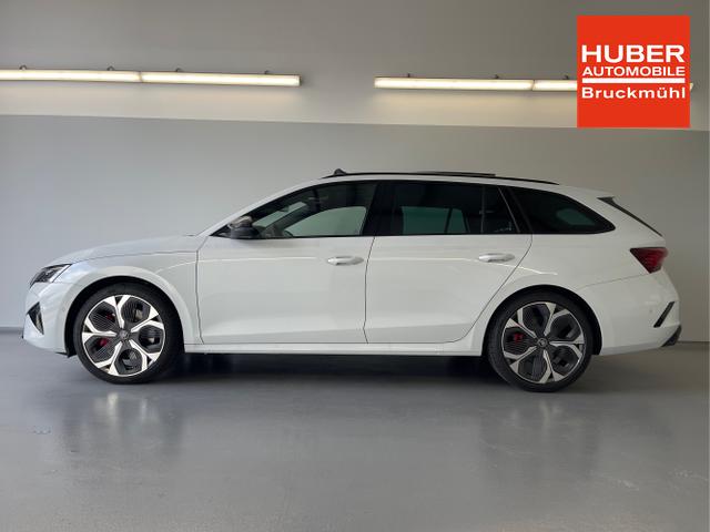 Skoda / Octavia Combi / Wei&szlig; / / / 265PS DSG HUD+Pano+360&deg;+DCC+AHK+CANTON+Matrix+Alu19+eHeck+GV4