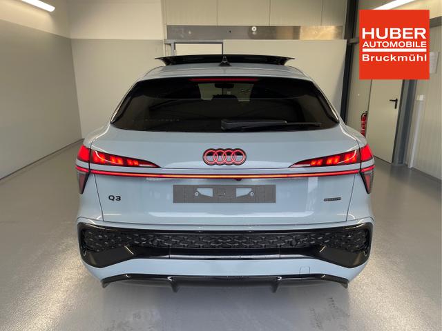 Audi / Q3 Sportback / Grau / / / TFSI 265 PS quattro S line Pano+TechPro+Matrix+AHK+HUD+Alu20+KlimaPlus+DCC+SONOS