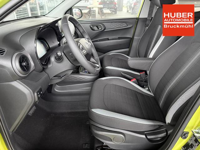 Hyundai i10 Comfort 1.2 GDI Automatik / Sitz + Lenkradheizung Navi Klimaautomatik Alu 15'' 
