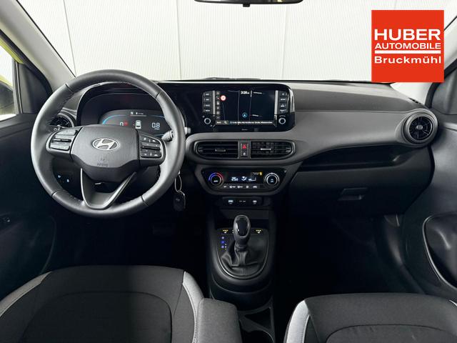 Hyundai i10 Comfort 1.2 GDI Automatik / Sitz + Lenkradheizung Navi Klimaautomatik Alu 15'' 