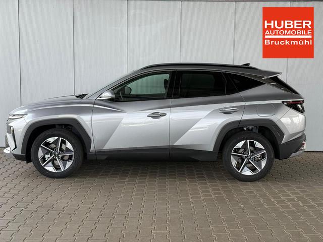 Hyundai TUCSON E-Motion 1.6 T-GDI 2WD 48V DCT / Panoramadach ACC Sitz + Lenkradheizung LED Navi PDC V&H Kamera Alu 18" 