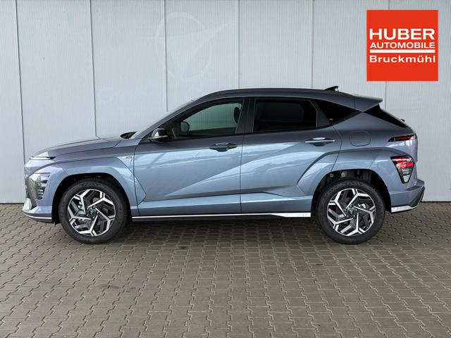 Hyundai KONA N-Line 1.6 T-GDI 2WD DCT / NAVI 4x SHZ + Lenkradheizung PDC V&H Kamera LED Keyless Alu 18" 