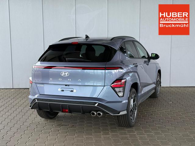 Hyundai KONA N-Line 1.6 T-GDI 2WD DCT / NAVI 4x SHZ + Lenkradheizung PDC V&H Kamera LED Keyless Alu 18" 