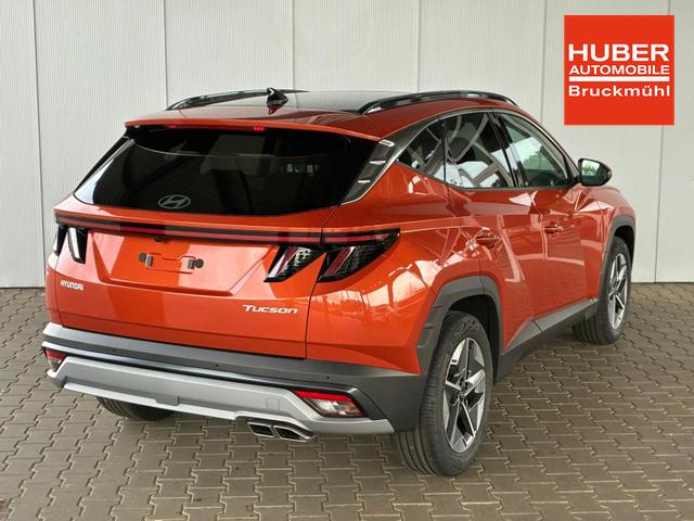 Hyundai TUCSON E-Motion 1.6 T-GDI 2WD 48V DCT / Panoramadach ACC Sitz + Lenkradheizung LED Navi PDC V&H Kamera Alu 18" 