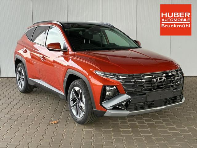Hyundai TUCSON E-Motion 1.6 T-GDI 2WD 48V DCT / Panoramadach ACC Sitz + Lenkradheizung LED Navi PDC V&H Kamera Alu 18" 