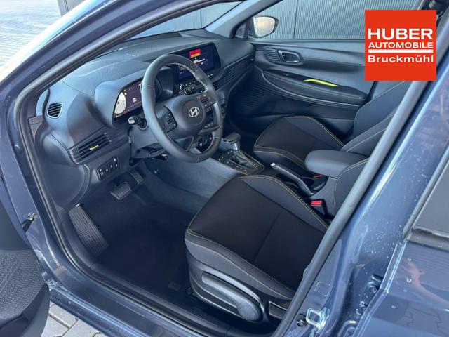 Hyundai i20 Style 1.0 T-GDI BLACK LINE / Navi Fernlichtassistent Spurhalteassistent ACC Kamera Sitz + Lenkradheizung LED Alu 16" 
