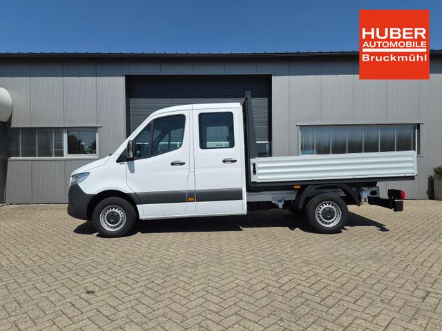 Mercedes-Benz Sprinter 317 Pritsche Doppelkabine L2 2.0 CDi 170PS Automatik Heckantrieb 3,5t 6-Sitzer AHK Klimaautomatik Bluetooth DAB Apple CarPlay Android Auto R&uuml;ckf.Kamera Tempomat Ganzj.Reifen 
