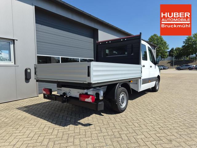 Mercedes-Benz Sprinter 317 Pritsche Doppelkabine L2 2.0 CDi 170PS Automatik Heckantrieb 3,5t 6-Sitzer AHK Klimaautomatik Bluetooth DAB Apple CarPlay Android Auto R&uuml;ckf.Kamera Tempomat Ganzj.Reifen 