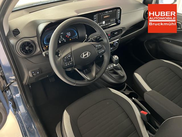 i10 GO Plus Navi 1,2 MT Vibrant Blue PearlMY2025, Beispielbilder, ggf. teilweise mit Sonderausstattung