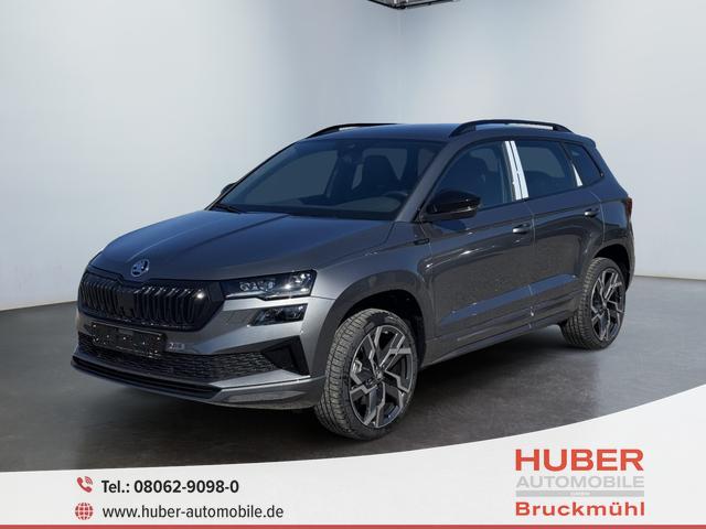 Skoda Karoq - Sportline 1,5 TSI DSG 2ZKlimaautomatik Canton Anh&auml;ngerkupplung Totewinkel Assistent 2 x Einparkhilfe Kamera 19 Zoll Felgen adaptiver Tempomat 5J Garantie