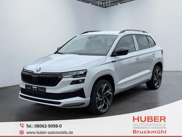 Skoda Karoq - Sportline 1,5 TSI DSG 2ZKlimaautomatik Canton Anh&auml;ngerkupplung Totewinkel Assistent 2 x Einparkhilfe Kamera 19 Zoll Felgen adaptiver Tempomat 5J Garantie