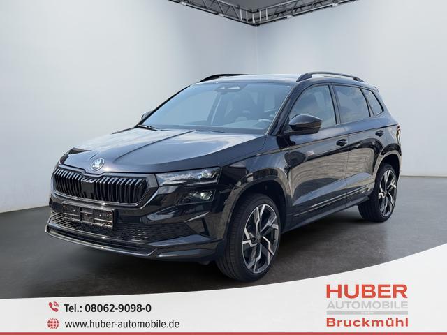 Skoda Karoq - Sportline 1,5 TSI DSG 2ZKlimaautomatik Canton Anh&auml;ngerkupplung Totewinkel Assistent 2 x Einparkhilfe Kamera 19 Zoll Felgen adaptiver Tempomat 5J Garantie