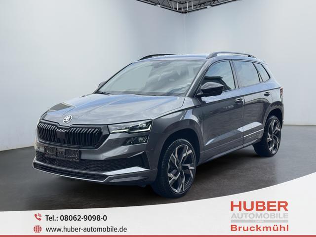 Skoda Karoq - Sportline 1,5 TSI DSG 2ZKlimaautomatik Canton Anh&auml;ngerkupplung Totewinkel Assistent 2 x Einparkhilfe Kamera 19 Zoll Felgen adaptiver Tempomat 5J Garantie