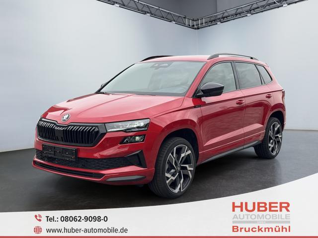 Skoda Karoq - Sportline 1,5 TSI DSG 2ZKlimaautomatik Canton Anh&auml;ngerkupplung Totewinkel Assistent 2 x Einparkhilfe Kamera 19 Zoll Felgen adaptiver Tempomat 5J Garantie