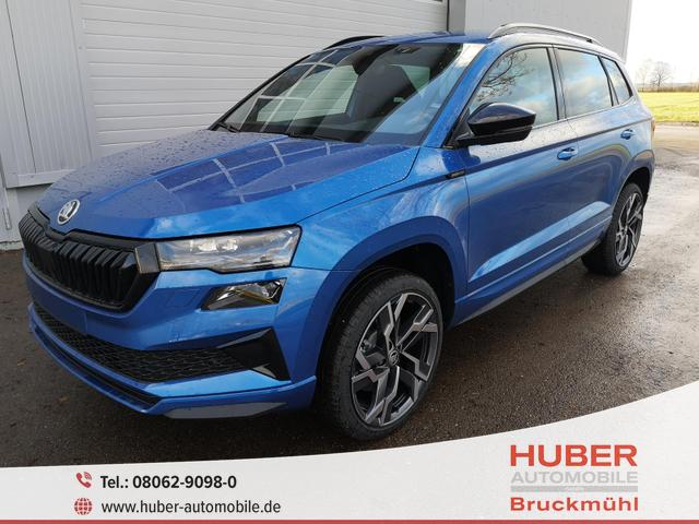 Skoda Karoq - Sportline 2.0TDI DSG 4x4 AHK Matrix Pano Sound Leder 19 Zoll