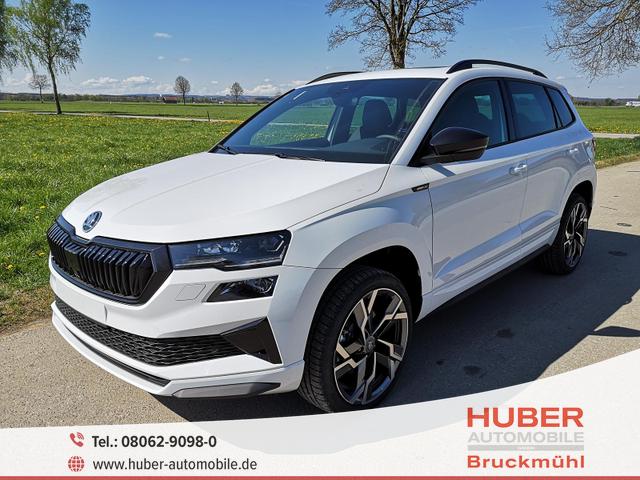Skoda Karoq - Sportline 2.0TDI DSG 4x4 AHK Matrix Pano Sound Leder 19 Zoll