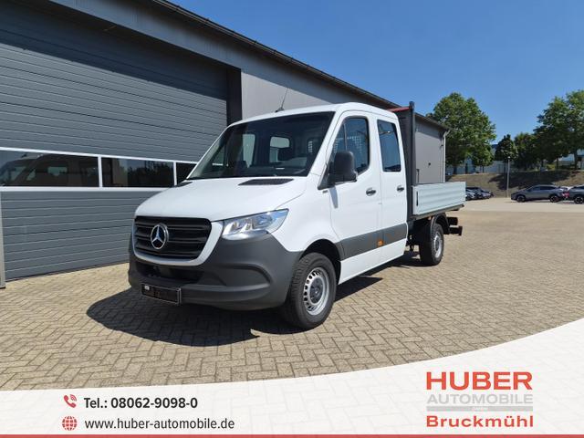 Mercedes-Benz Sprinter - 317 Pritsche Doppelkabine L2 2.0 CDi 170PS Automatik Heckantrieb 3,5t 6-Sitzer AHK Klimaautomatik Bluetooth DAB Apple CarPlay Android Auto R&uuml;ckf.Kamera Tempomat Ganzj.Reifen