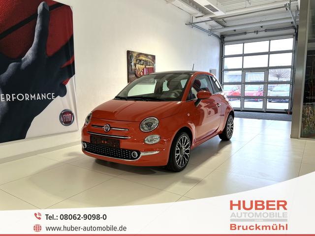 Fiat 500 - DOLCEVITA 1,0 Hybrid, Tech-Paket - Radio mit 7"-Bildschirm Navigationssystem, Multifunktionslenkrad, Lichtsensor- und Regensensor, Klimaautomatik, 16"-Leichtmetallfelgen, Getönte Seitenscheiben hinten, Parksensoren hinten uvm.