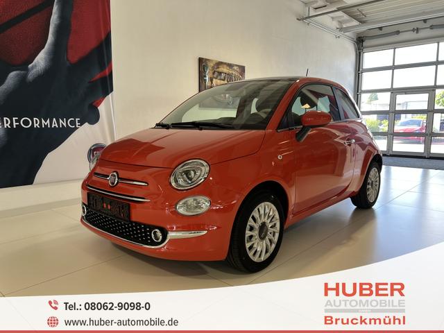 Fiat 500 - DOLCEVITA 1,0 Hybrid, Tech-Paket - Radio mit 7"-Bildschirm Navigationssystem, Multifunktionslenkrad, Lichtsensor- und Regensensor, Klimaautomatik, 16"-Leichtmetallfelgen, Getönte Seitenscheiben hinten, Parksensoren hinten uvm.