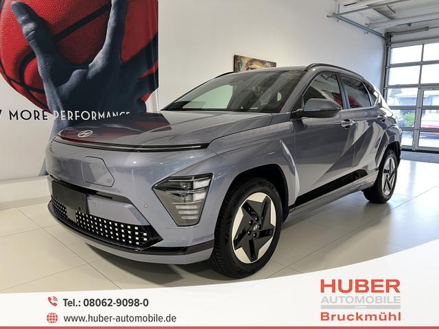 Hyundai KONA - GO 65,4 kWh 160 kW (218 PS) Sitzheizung, Lenkradheizung, Navigationssystem, Apple CarPlay, Android Auto, 2-Zonen-Klimaautomatik, Verkehrszeichenerkennung, ACC, Virtual Cockpit, LED-Scheinwerfer, 17" Leichtmetallfelgen, uvm.
