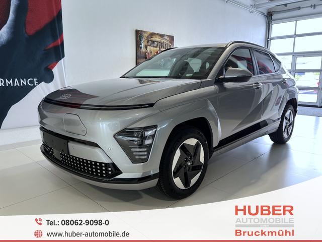 Hyundai KONA - GO 65,4 kWh 160 kW (218 PS) Sitzheizung, Lenkradheizung, Navigationssystem, Apple CarPlay, Android Auto, 2-Zonen-Klimaautomatik, Verkehrszeichenerkennung, ACC, Virtual Cockpit, LED-Scheinwerfer, 17" Leichtmetallfelgen, uvm.