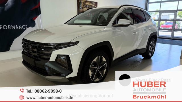 Hyundai TUCSON - GO 1.6 T-GDI 48V 2WD DCT 117 kW (160 PS) Lenkradheizung, Sitzheizung, 2-Zonen-Klimaautomatik, Navigationssystem, Android Auto, Apple CarPlay, Induktive Ladestation, Radio, DAB, Smart-Key, Privacy Glass, Rückfahrkamera, 18 Zoll Leichtmetallfelgen, uvm.