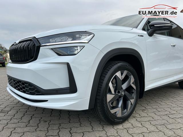 Skoda / Kodiaq / Wei&szlig; / / / Sportline 2.0 TDI DSG 4x4 / 7-Sitze AHK