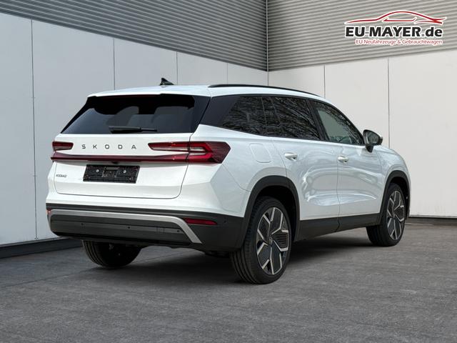 Skoda / Kodiaq / Wei&szlig; / / / LEDER+AHK+PANO+MATRIX+360 KAM+eHK+20 LM, Beispielbilder, ggf. teilweise mit Sonderausstattung