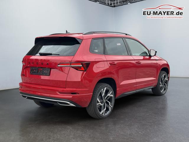Skoda Karoq Sportline 1,5 TSI DSG 2ZKlimaautomatik Canton Anh&auml;ngerkupplung Totewinkel Assistent 2 x Einparkhilfe Kamera 19 Zoll Felgen adaptiver Tempomat 5J Garantie 