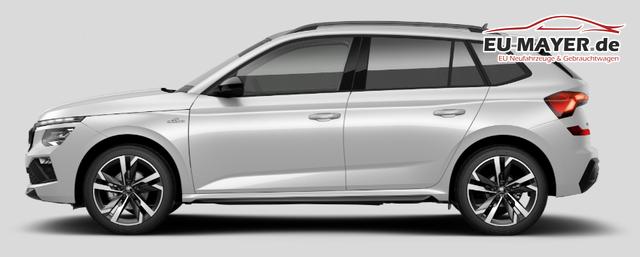 Skoda Kamiq Monte Carlo 1.5 TSI 150PS DSG, 5J GARANTIE, 18"ALU, METALLIC, ELE. HECKKLAPPE, ANH&Auml;NGERKUPPLUNG, BEH. FRONTSCHEIBE, MATRIX-LED, PANORAMADACH, Sitzheizung, Lenkradhzg, Ladeboden, ACC, SIDE Assist, Virtual Cockpit 10", Parksensoren, Kamera, KESSY, Privacy, Climatronic 