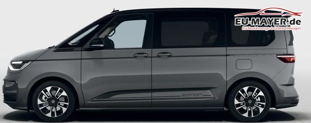 Volkswagen T7 Multivan Edition 2.0 TSI 204PS DSG KURZER RADSTAND, 7-Sitzer, 18" ALU, IQ LIGHT MATRIX-LED, Privacy-Glas, Climatic, Parksensoren vorn/hinten, R&uuml;ckfahrkamera, M-Lederlenkrad, App-Connect, Digital Cockpit Pro, Schiebet&uuml;re li/re 