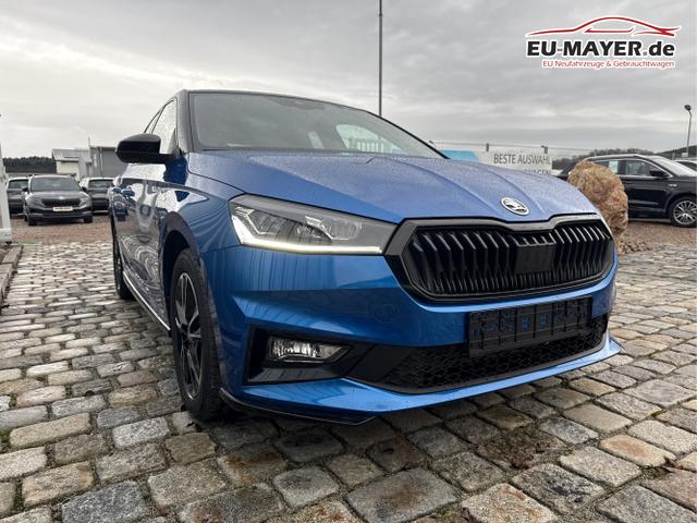 Skoda / Fabia / Blau / Monte Carlo / / , Beispielbilder, ggf. teilweise mit Sonderausstattung