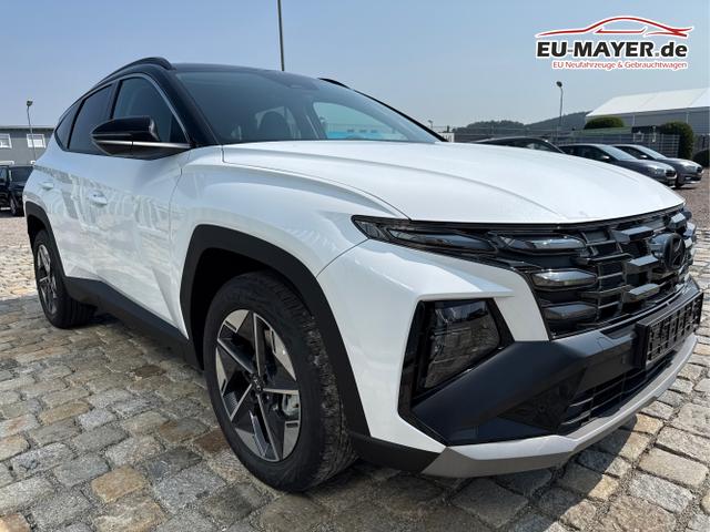 Hyundai / TUCSON / Wei&szlig; / / / GO 1.6 T-GDI 2WD 7DCT 150PS -NAVI-KLIMAAUTOM-ALU18-SHZ-WINTER-LED-PDC-KAMERA-KEYLESS GO, Beispielbilder, ggf. teilweise mit Sonderausstattung