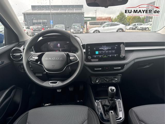 Skoda / Fabia / Blau / / / 130 Jahre 1.0 MPI 80 PS-Virtuelles Cockpit-AppleCarplay-Android-Auto-LED-Klima-Tempomat-R&uuml;ckfahrkamera-DAB-SHZ-15 Alu-sofort, Beispielbilder, ggf. teilweise mit Sonderausstattung