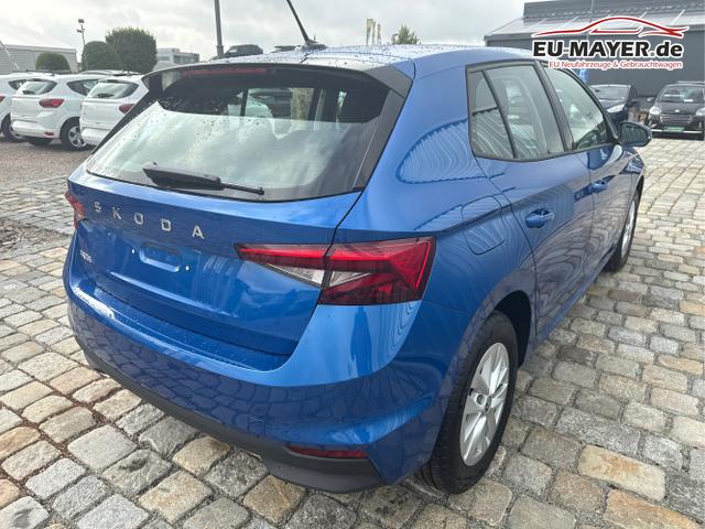Skoda / Fabia / Blau / / / 130 Jahre 1.0 MPI 80 PS-Virtuelles Cockpit-AppleCarplay-Android-Auto-LED-Klima-Tempomat-R&uuml;ckfahrkamera-DAB-SHZ-15 Alu-sofort, Beispielbilder, ggf. teilweise mit Sonderausstattung