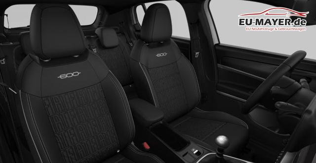 Fiat 600 Street Klimaaut. LED CarP PDC Keyl 18Z Black 