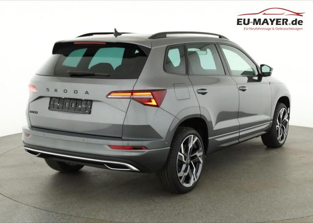 Skoda Karoq Sportline 1.5 TSI DSG Sportline, Pano, AHK, Navi, CANTON, Matrix, AreaView, Side, FS-beheizbar, 19-Zoll 