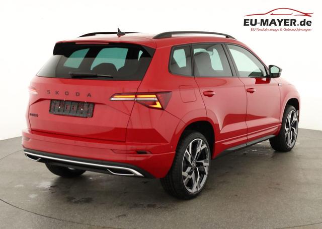 Skoda Karoq Sportline 1.5 TSI DSG Sportline, Pano, AHK, Navi, CANTON, Matrix, AreaView, Side, FS-beheizbar, 19-Zoll 