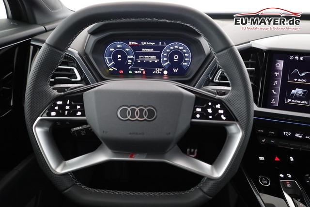 Audi Q4 e-tron 45 basis quattro S-LINE quattro, AHK, Navi, Matrix, Side, Kamera, el. Klappe, Winter. 20-Zoll 