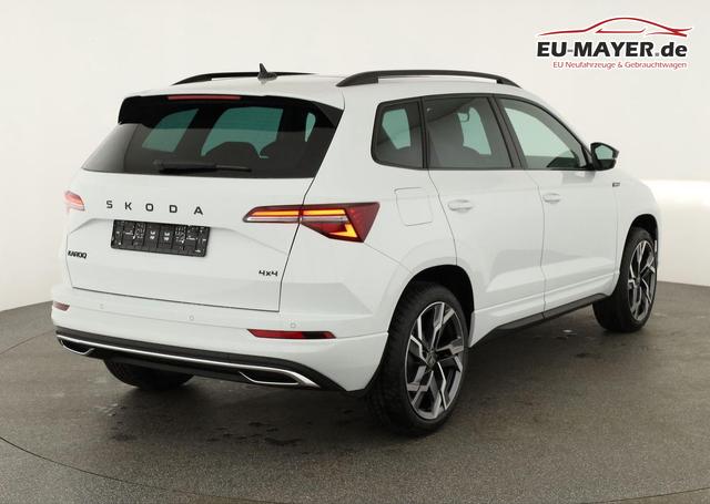 Skoda Karoq Sportline 4x4 2.0 TSI DSG Sportline, Pano, AHK, Navi, Matrix, Side, Winter, 5 J.-Garantie 