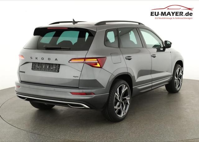 Skoda Karoq Sportline 4x4 2.0 TSI DSG Sportline, Pano, AHK, Navi, Matrix, Side, Winter, 5 J.-Garantie 