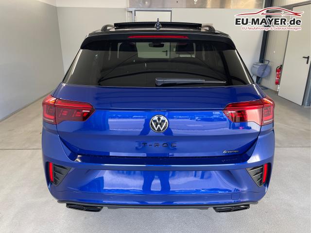Volkswagen / T-Roc / Blau / / / 190PS 4M DSG Pano+AHK+Black+IQ.Light+IQ.Drive+eHeck+Kamera+Alu19