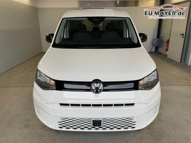 Volkswagen / Caddy / Wei&szlig; / / / 115PS AHK+Climatronic+App-Connect+Winter+GVL+PDC+Side u. Lane Assist