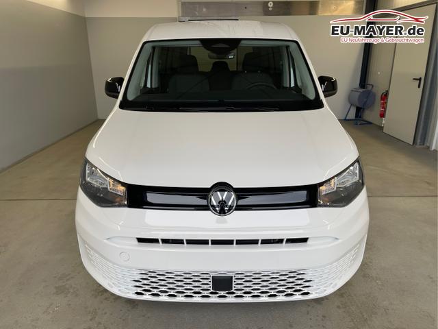Volkswagen / Caddy / Wei&szlig; / / / 115PS AHK+Climatronic+App-Connect+Winter+GVL+PDC+Side u. Lane Assist
