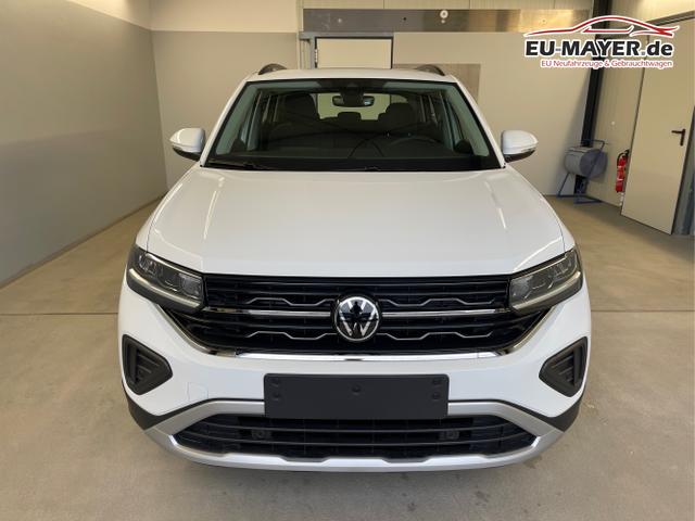 Volkswagen / T-Cross / Wei&szlig; / / / 95PS PDC vo+hi+Sitzheizung+App+Side+Travel+Stau+ACC+Klima 