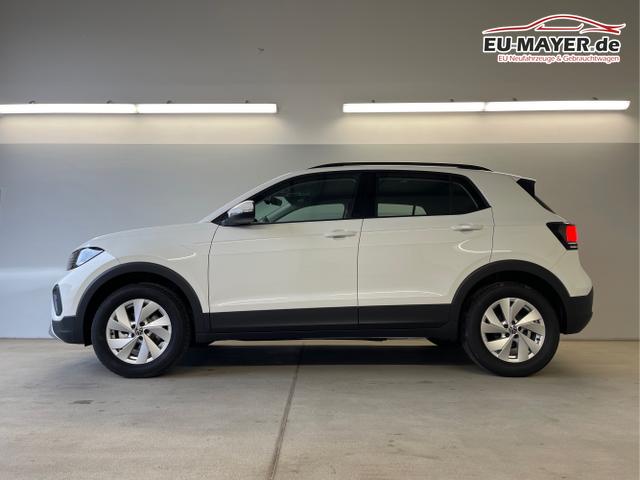 Volkswagen / T-Cross / Wei&szlig; / / / 95PS PDC vo+hi+Sitzheizung+App+Side+Travel+Stau+ACC+Klima 