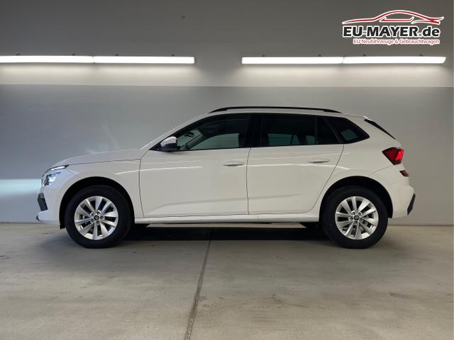 Skoda / KAMIQ / Wei&szlig; / / / 115PS DSG Matrix+AHK+Kamera+PDC vor+hi+Kessy+Sitzheizung+GVL