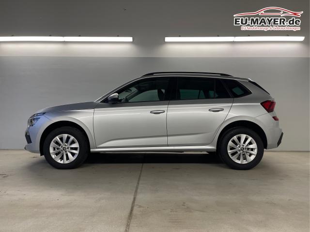 Skoda / KAMIQ / Silber / / / 115PS DSG Matrix+AHK+Kamera+PDC vor+hi+Kessy+Sitzheizung+GVL